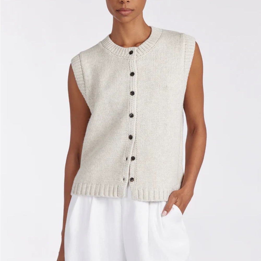 DISSH Foster Chalk Knit Vest